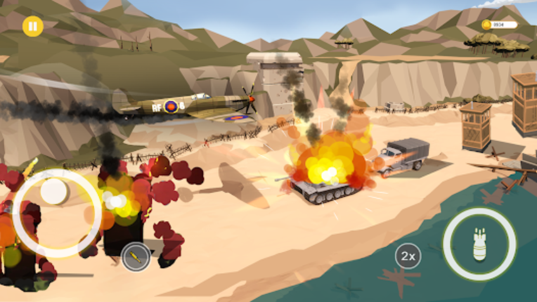 Ace bomber WW2 Warplanes games screenshot