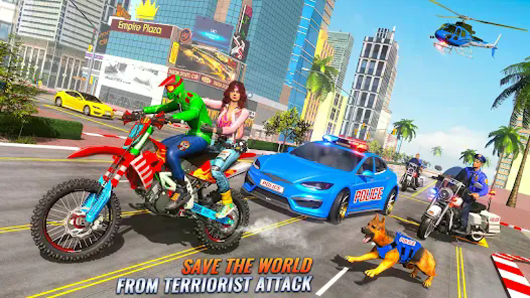 US Police Moto Bike Games Image