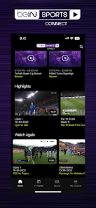 beIN SPORTS CONNECT screenshot