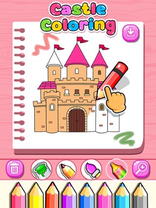 Princess Coloring Drawing Book screenshot