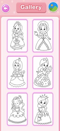 Princess Coloring Drawing Book screenshot