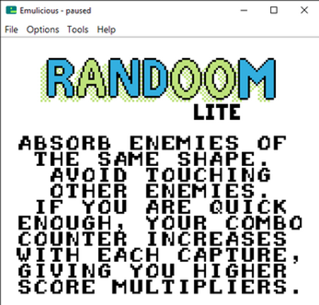 Randoom Lite for Gameboy Image
