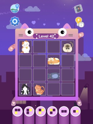 Sleeping Cat-Block Puzzle Game screenshot