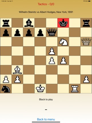 Chess Tactics screenshot