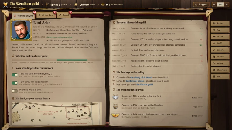 Fantasy Guild Manager screenshot
