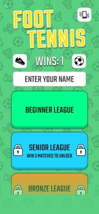 Foot Tennis 3D Image