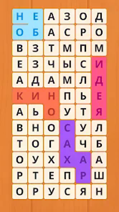 Филворды: Найди слова из букв screenshot
