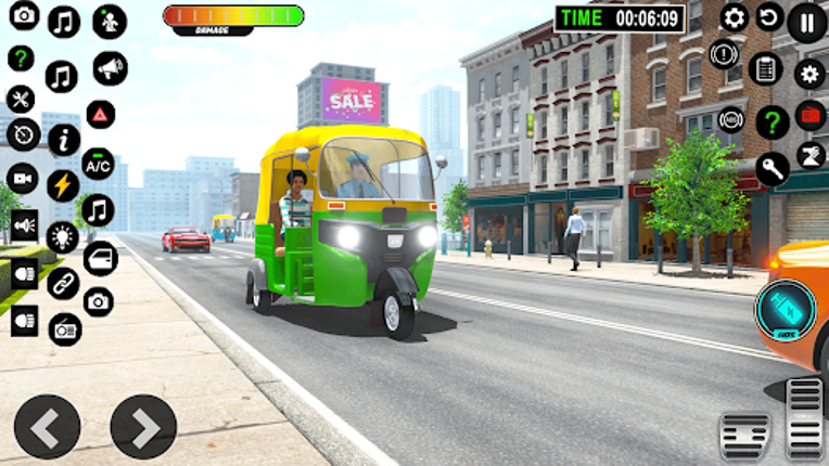 Auto Game: Rickshaw Driving 3D screenshot