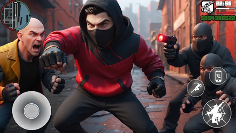 Spider Rope Hero Crime City Image