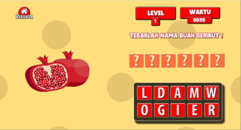 Susun Huruf Nama Buah Image