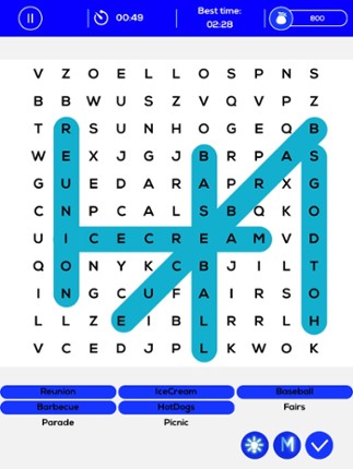 July 4th Word Search screenshot