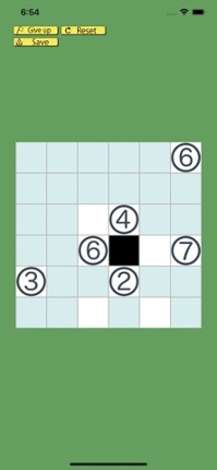 Kuromasu puzzle Image