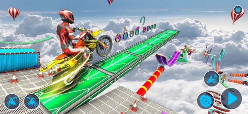 Moto Bike Stunts Racing Game screenshot