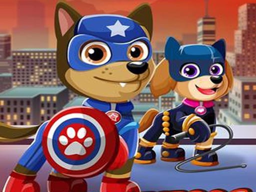 Games like paw patrol superhero dress up