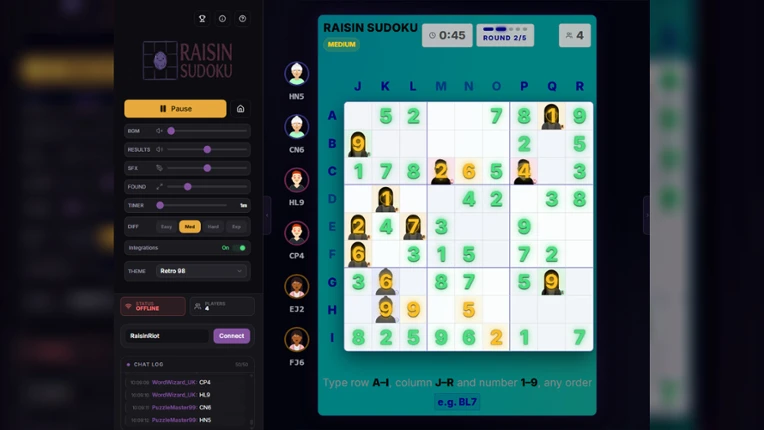 Raisin Sudoku Image