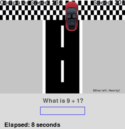 Rapid Math Racing Image