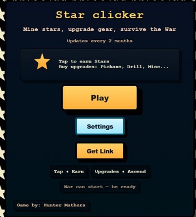 Star clicker- buy, click, play Image