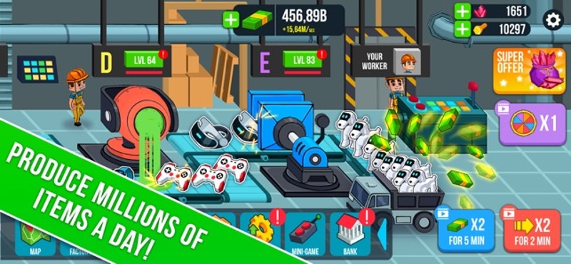 Tap Tap Factory: idle tycoon Image