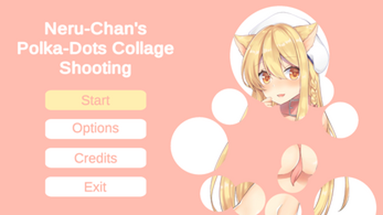 ねるちゃんの水玉コラージュシューティング screenshot