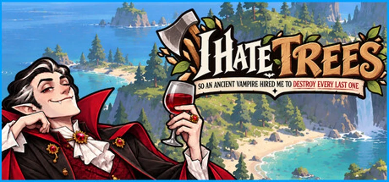 I HATE trees, so an ANCIENT VAMPIRE hired me to DESTROY EVERY last ONE Image