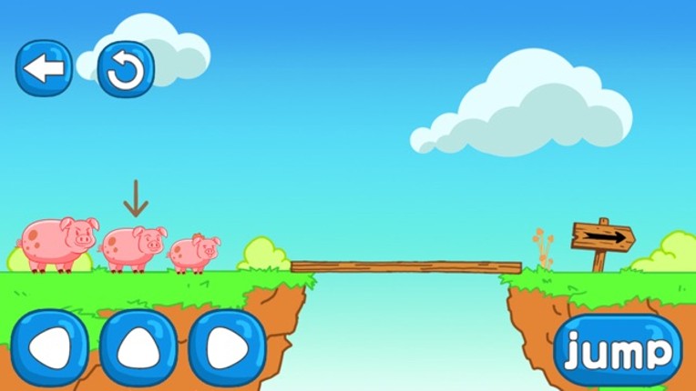 3 Little Pigs way sweet home - free logical thinking games Image