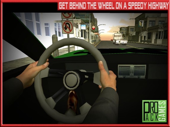 Full throttle racing in car - Drive as fast &amp; as furious you can Image