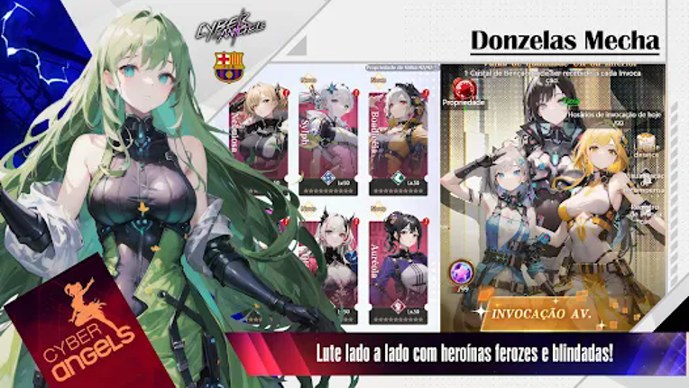 Cyber Angels: Barça e heroínas screenshot