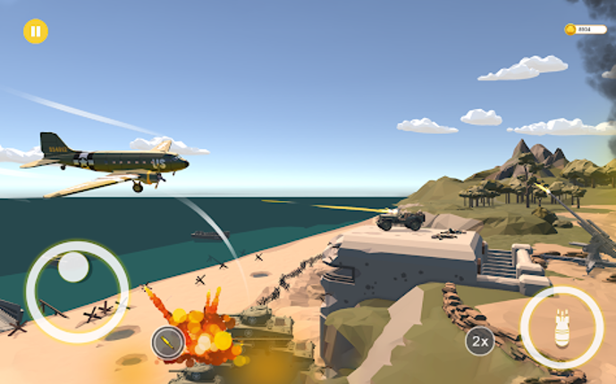 Ace bomber WW2 Warplanes games screenshot