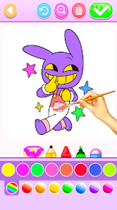 Playtime Coloring Book Image