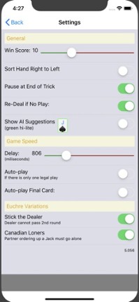 K9 Euchre screenshot