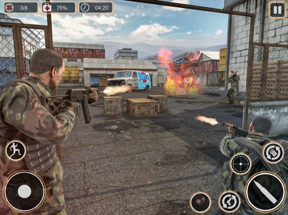 Modern Black Ops Fire Mission screenshot