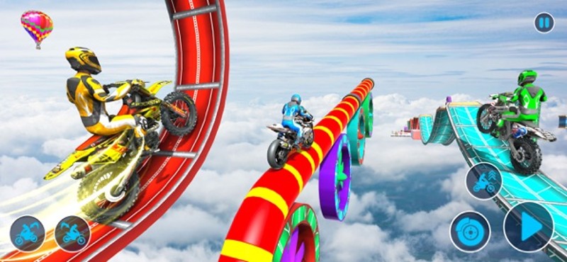 Moto Bike Stunts Racing Game screenshot