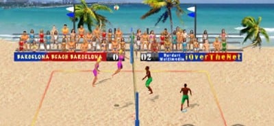 Over The Net Beach Volley Image