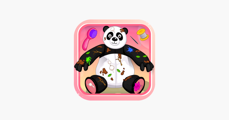 Panda rag doll -  repair  dress up  Dolly Game Cover