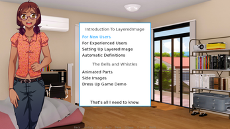 Ren'Py Tutorial - LayeredImage Image