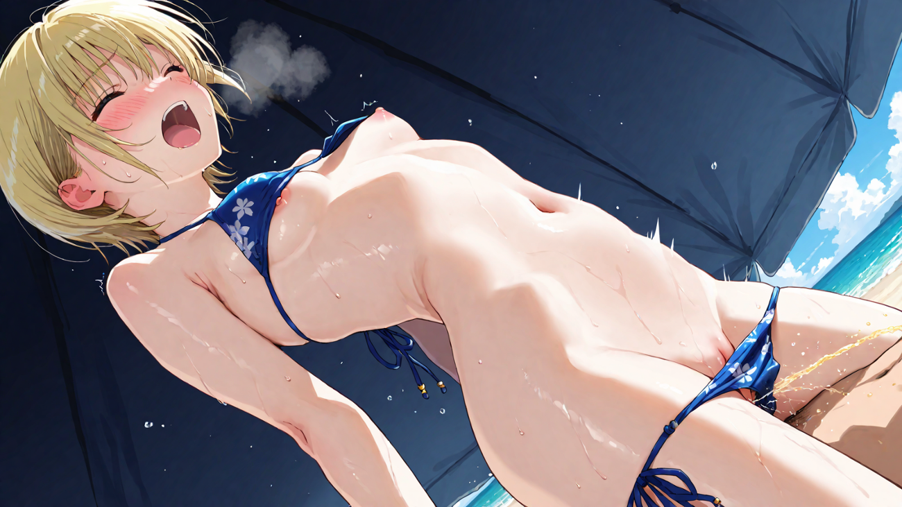 Games like The Summer Smile by the Sea — A Red-Haired Muse 【R18 / AI Art Collection】(90 images+α)