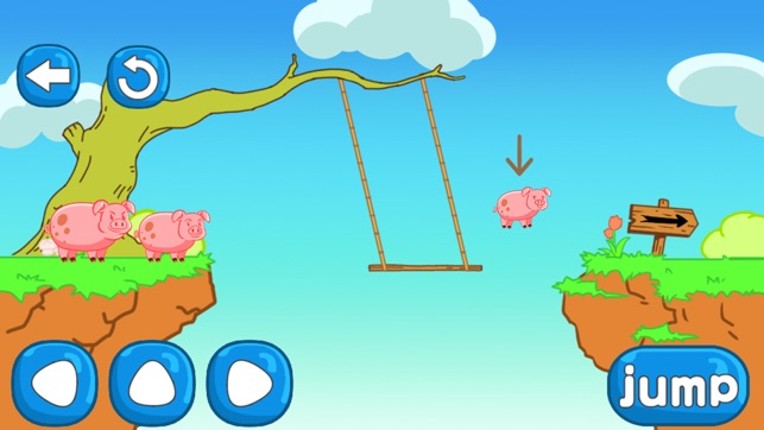 3 Little Pigs way sweet home - free logical thinking games screenshot