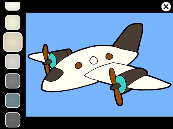 Airplane Paint Coloring Pages Image