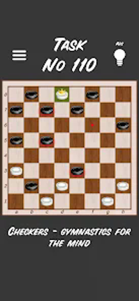 Checkers Puzzles screenshot