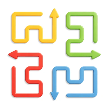 Color Flow Maze Dash Image