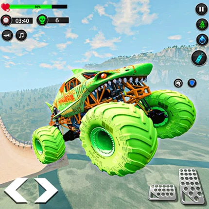 Crazy Monster Truck Derby Game Image