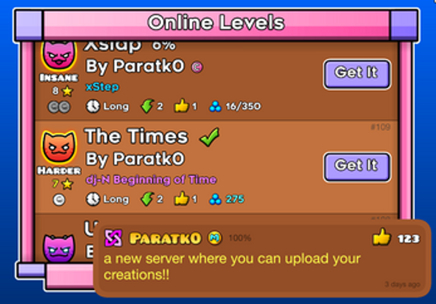 Geometry Dash Skybound + screenshot