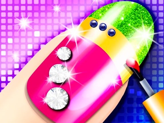 Girls Nail Art Salon Game Cover