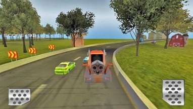 Heavy Truck Drive:Drifting on Road Image