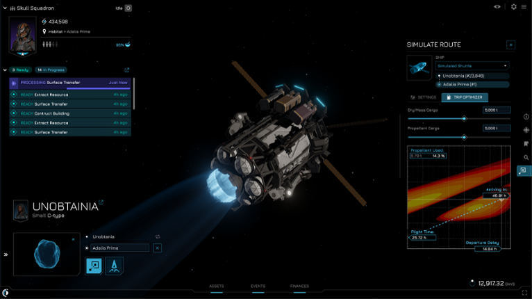 Influence screenshot