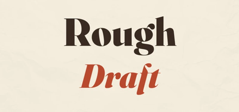 Rough Draft Image