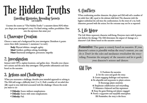 The Hidden Truths Image