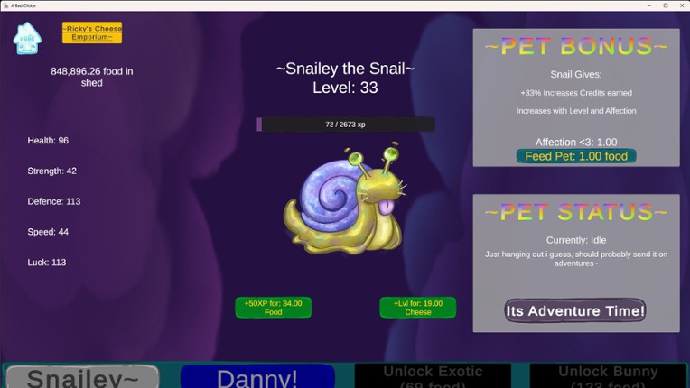 A Bad Clicker screenshot