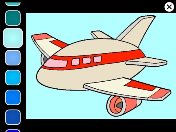 Airplane Paint Coloring Pages Image