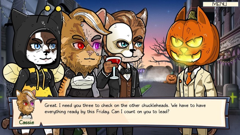 Furry Shakespeare: To Date Or Not To Date Spooky Cat Girls 2?! screenshot